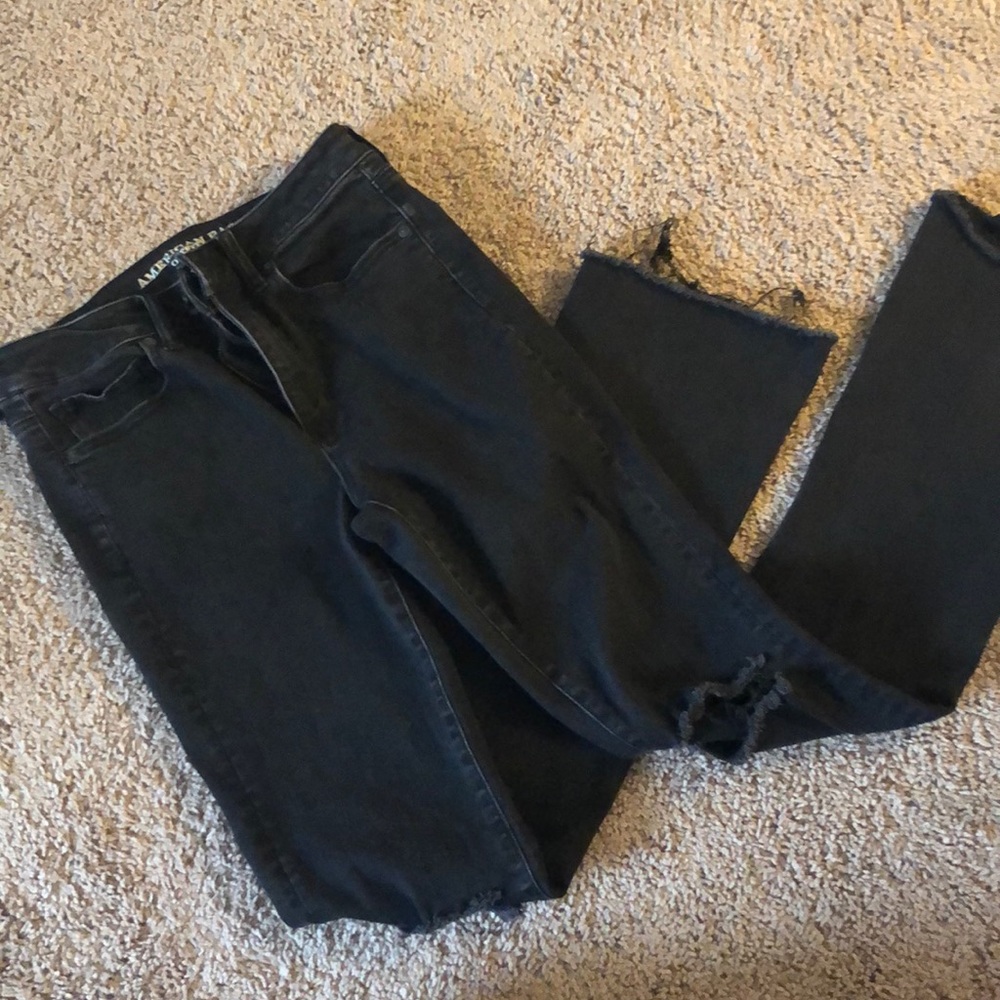Black flare, AE jeans!